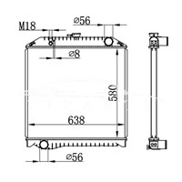 RADIADOR HINO MT 16090-4601