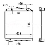 RADIADOR HINO MT 16060-4634