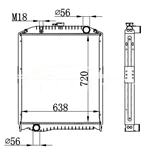 RADIADOR HINO MT 16090-6320