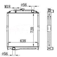 RADIADOR HINO MT 16090-6320