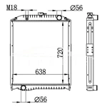 RADIADOR HINO MT 16090-6790