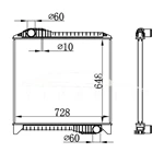 HINO MT RADIADOR 16090-5572 16090-5592