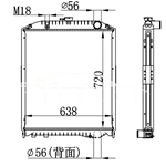 RADIADOR MT GAMA HINO