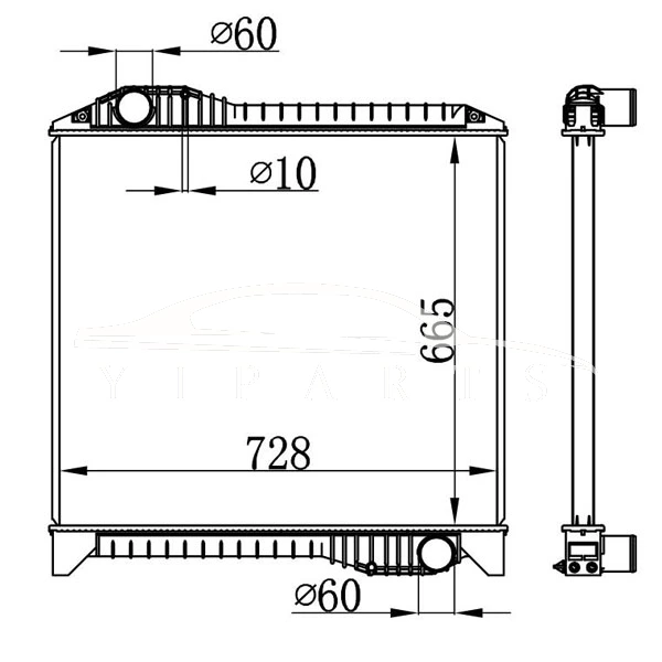 RADIADOR HINO PROFIA MT
