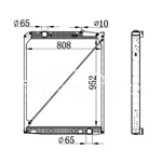 MERCEDES-BENZ ACTROS RADIADOR MT 942.500.11.03