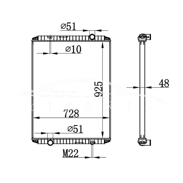 RADIADOR RENAULT MT 5010.315.643