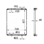 RADIADOR RENAULT MT 5010.315.369 NISSENS 637750
