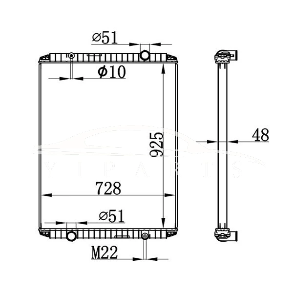 RADIADOR RENAULT MT 5010.140.336