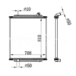RADIADOR RENAULT MT 5001.858.494 NISSENS 672450