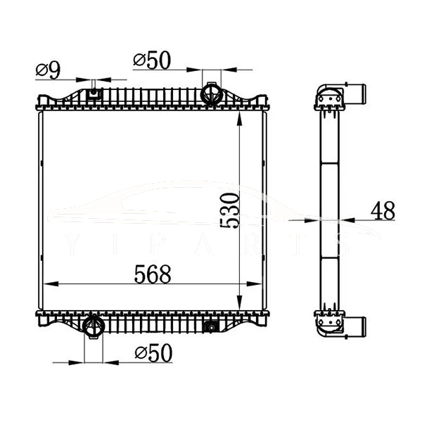 RENAULT MIDLUM MT RADIADOR