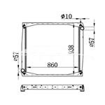 SCANIA MT RADIATOR 1327249 139743 NISSENS 64069A