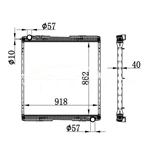 SCANIA MT RADIADOR A9405001503