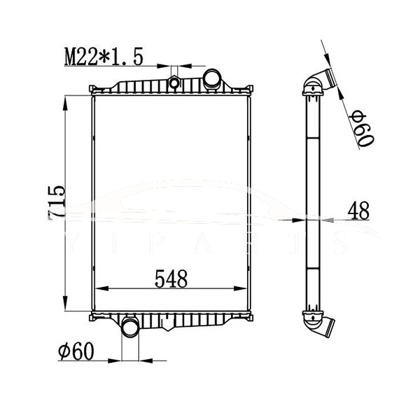 VOLVO FL 6 MT RADIADOR