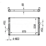 VOLVO MT RADIADOR 100310942 3018818 NISSENS 65468A