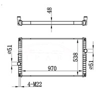 VOLVO MT RADIADOR 100310942 3018818 NISSENS 65468A