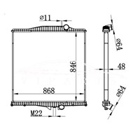 VOLVO MT RADIADOR 1003498 2048582