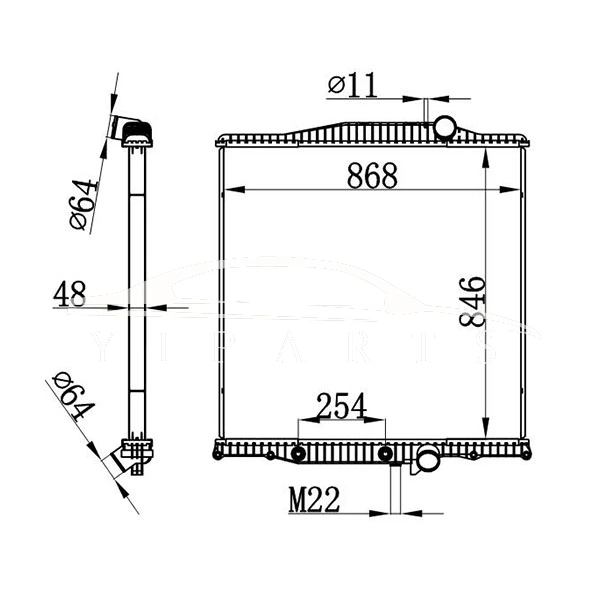 VOLVO NO RADIADOR 1003610 1003610C1