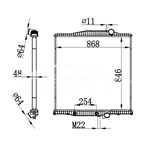 VOLVO NO RADIADOR 1003610 1003610C1