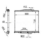 VOLVO NO RADIADOR 01010801 1003499