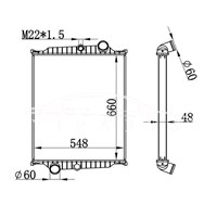 VOLVO MT RADIADOR 8112977 8149641 NISSENS 65477