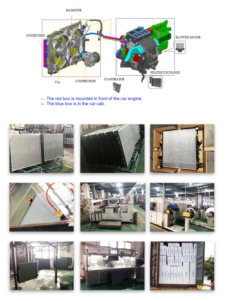 TRUCK AIR CONDITION HEATER EXCHANGE 0018301903 AVA ME6279 FOR MERCEDES ATEGO